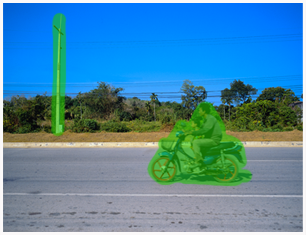 motorcycle marked